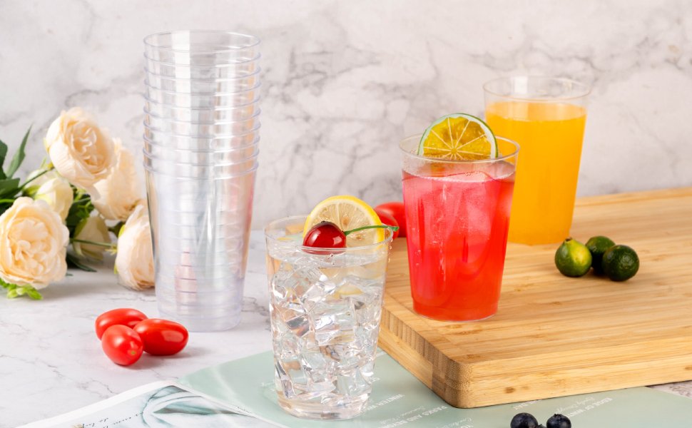 14 oz Clear Plastic Cups a2