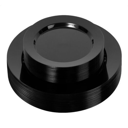 10.25& 7.5 Black Plates Sets