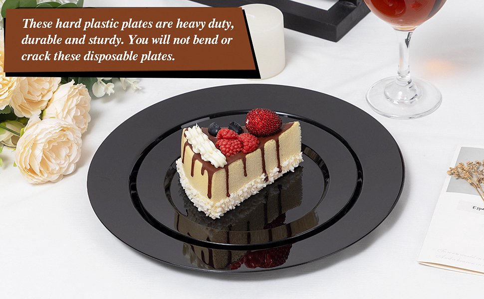 10.25& 7.5 Black Plates Sets A3