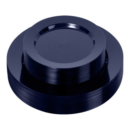 10.25"& 7.5" Blue Plates Sets