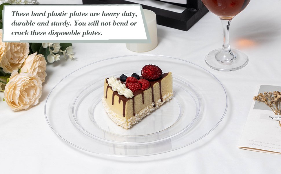 10.25& 7.5 Clear Plates Sets A3