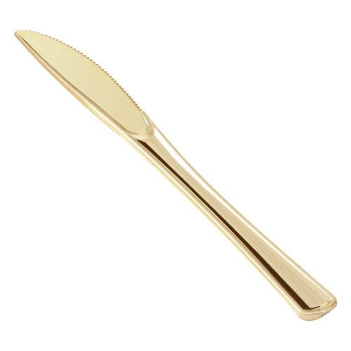 Gold Plastic Knives A5