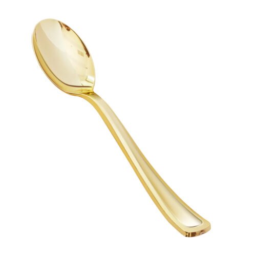 Gold Plastic Spoons