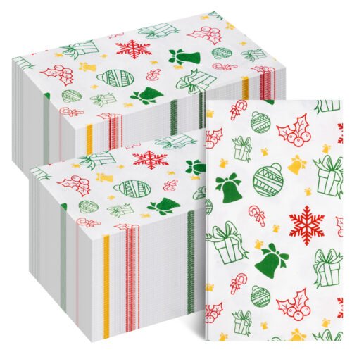 Green Christmas Tree Napkins